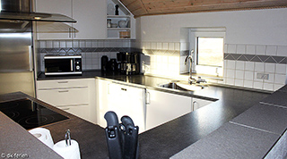 Küche in Søndergaards Poolhus