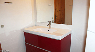 Badezimmer in Søndergaards Poolhus