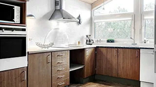 Küche in Poolhus Søndervig