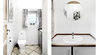 Badezimmer in Poolhus Søndervig