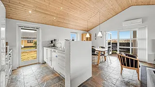 Küche in Afslaphus Sivbjerg