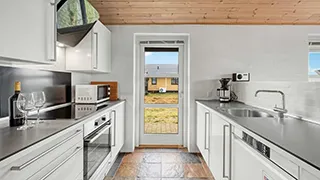 Küche in Afslaphus Sivbjerg