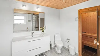 Badezimmer in Afslaphus Sivbjerg