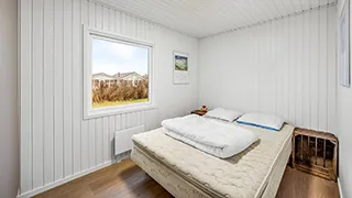 Schlafzimmer in Familieferie Hyggehus