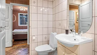 Badezimmer in Lodbjerg Hyggehus