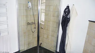 Badezimmer in Tyttebærhus