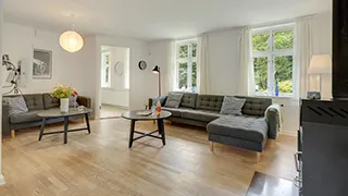 Wohnzimmer von Gamle Skolehus