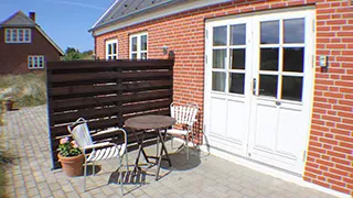 Terrasse von Hjelme Appartement