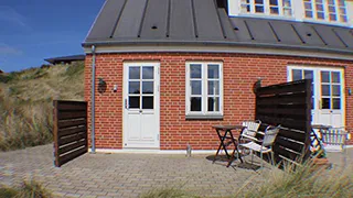 Terrasse von Gyvel Appartement