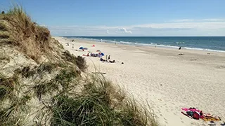 Strand in der Nähe von Heksebjerghus