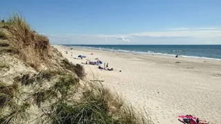 Strand in der Nähe von Heksebjerghus