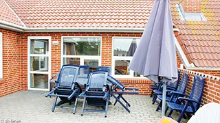 Terrasse von Blavand Poolhaus