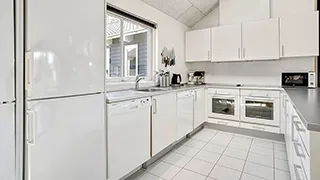 Küche in Østkrogen Poolhus