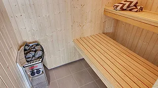 Sauna in Skovbrynet Poolhus