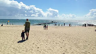 Strand in der Nähe von Hedetoft Aktivhus