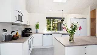 Küche in Vandflod Poolhus