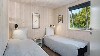 Schlafzimmer in Vandflod Poolhus