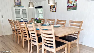 Essbereich in Christiansens Poolhus