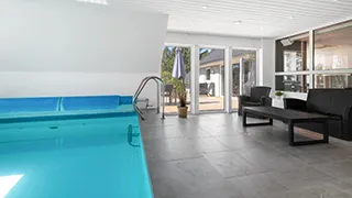 Poolbereich in Vænge Poolhus