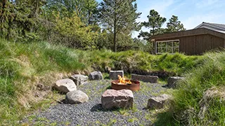 Offene Feuerstelle von Vænge Poolhus