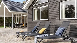 Terrasse von Houstrup Aktivhus