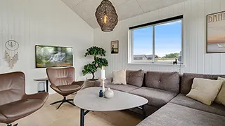 Wohnzimmer von Landsø Poolhus