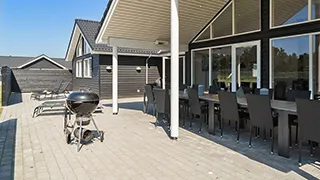 Terrasse von Landsø Aktivhus