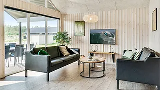 Wohnzimmer von Vangens Poolhus