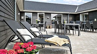 Terrasse von Blaabjerg Aktivhus