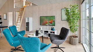 Wohnzimmer von Puldal Poolhus