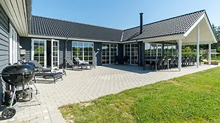 Terrasse von Puldal Poolhus