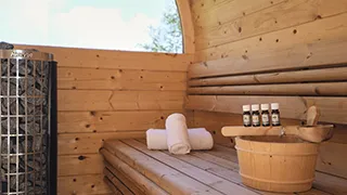 Sauna in Afslaphus Hygge Ho