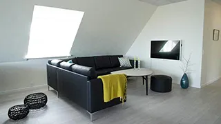 Wohnzimmer von Hus Gammel Stedet