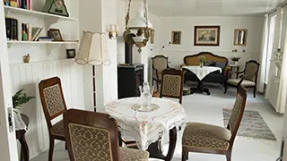 Wohnzimmer von Hus Gammel Stedet