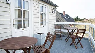 Terrasse von Hus Gammel Stedet