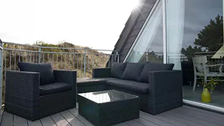 Terrasse von Hus Gammel Stedet