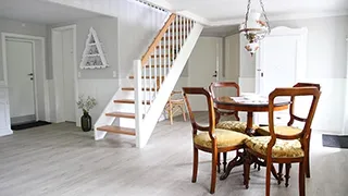 Wohnzimmer von Landsted Blåbjerggård
