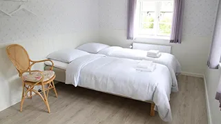 Schlafzimmer in Landsted Blåbjerggård