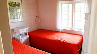 Schlafzimmer in Pallesens Hyggehus