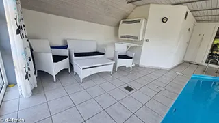 Poolbereich in Poolhus Godthåb