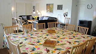 Essbereich in Sønderho Poolhus