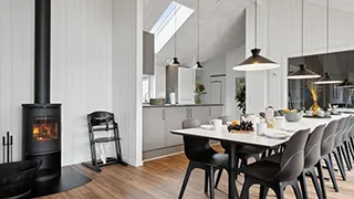 Essbereich in Poolhus Aktivität