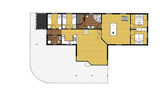 Grundriss von Kongsmark Aktivhus