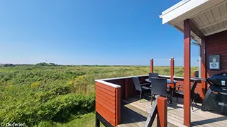 Blick auf die Landschaft von Susannes Hus