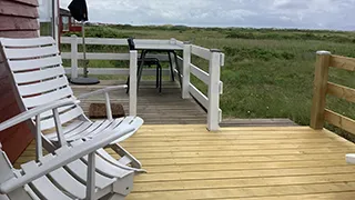 Terrasse von Langli Udsigthus