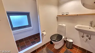 Badezimmer in Jerup Afslaphus