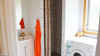 Badezimmer in Lyngså Skovhus