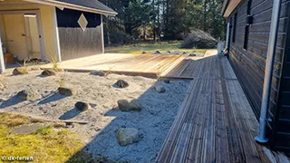 Terrasse von Sommerhus Bratten