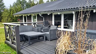 Terrasse von Sommerhus Seaside