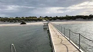 Strand in der Nähe von Sommerhus Seaside